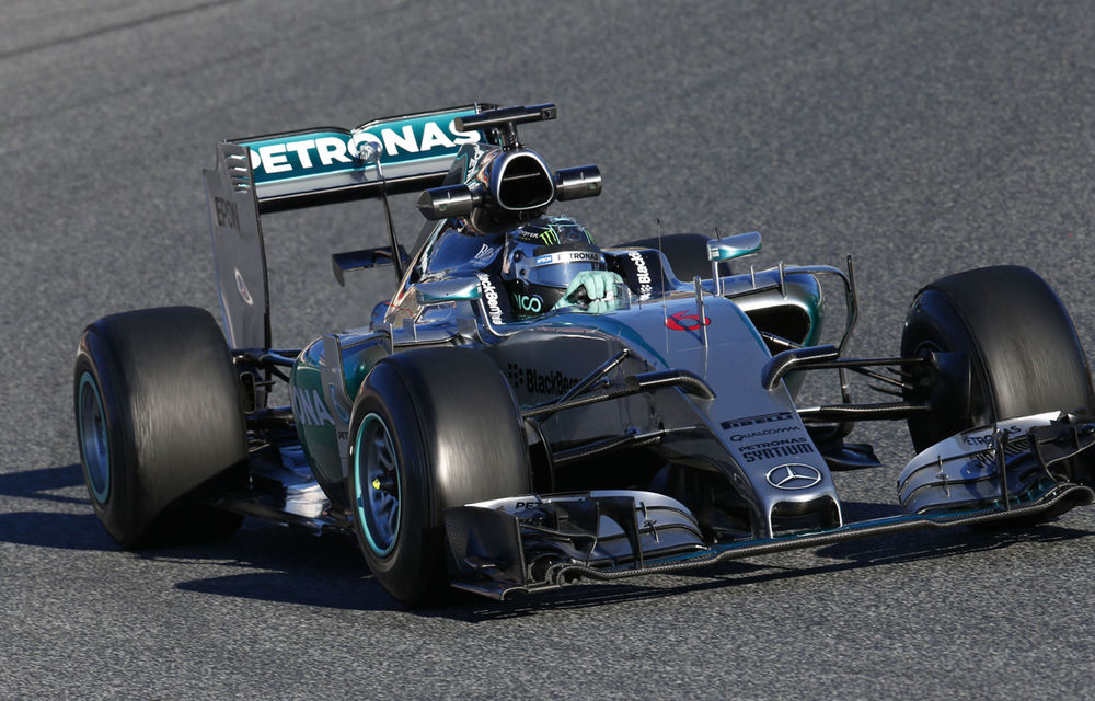 Teste Barcelona, ziua 2: Rosberg, cel mai rapid cu pneuri soft - Poza 1