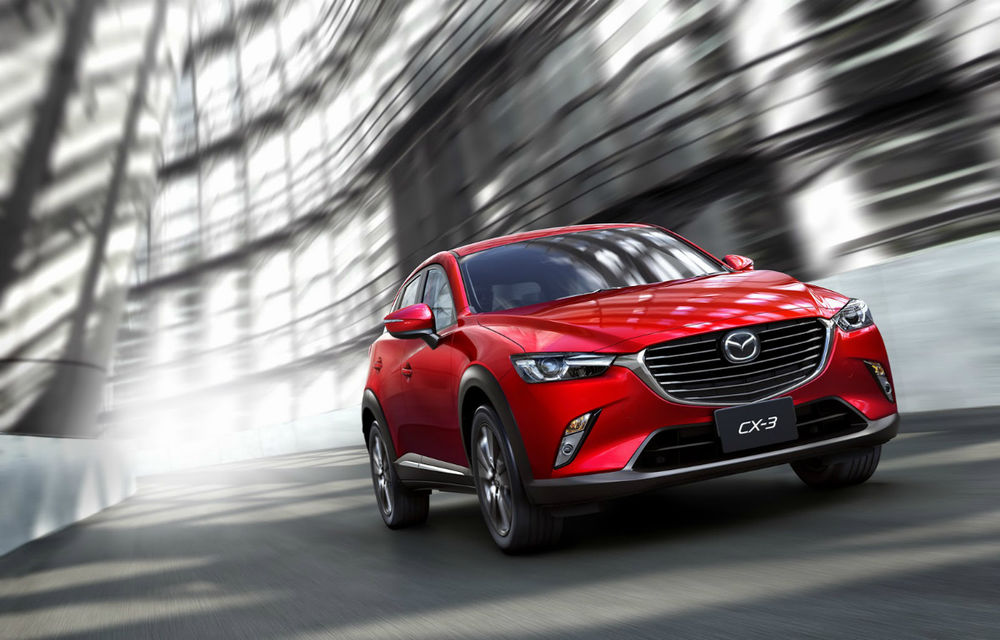 Mazda CX-3 îşi anunţă paleta de motorizări: 2.0 benzină şi 1.5 diesel pentru SUV-ul japonez de clasă mică - Poza 1