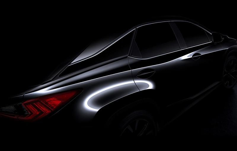 Lexus RX: primul teaser care anunţă debutul noii generaţii - Poza 1