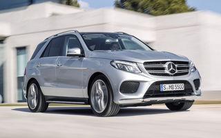 Mercedes-Benz ML primeşte un facelift şi e redenumit oficial: faceţi cunoştinţă cu noul Mercedes GLE