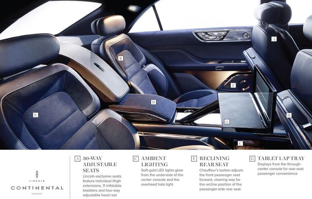 Lincoln Continental Concept prefaţează viitorul mărcii americane - Poza 11