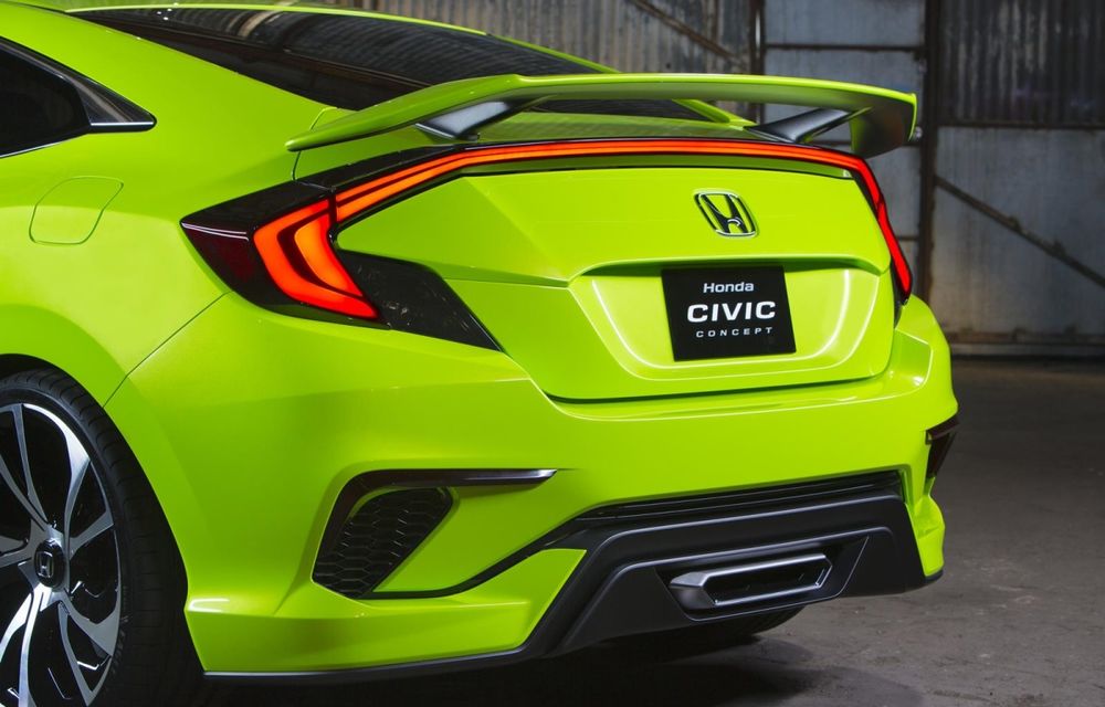 Honda Civic Concept le arată americanilor viitorul compactei japoneze - Poza 6