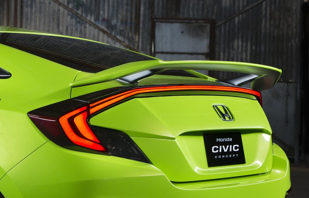 Honda Civic Concept le arată americanilor viitorul compactei japoneze - Poza 4