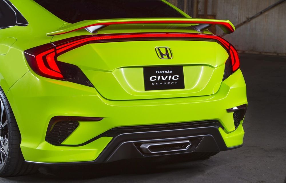 Honda Civic Concept le arată americanilor viitorul compactei japoneze - Poza 5