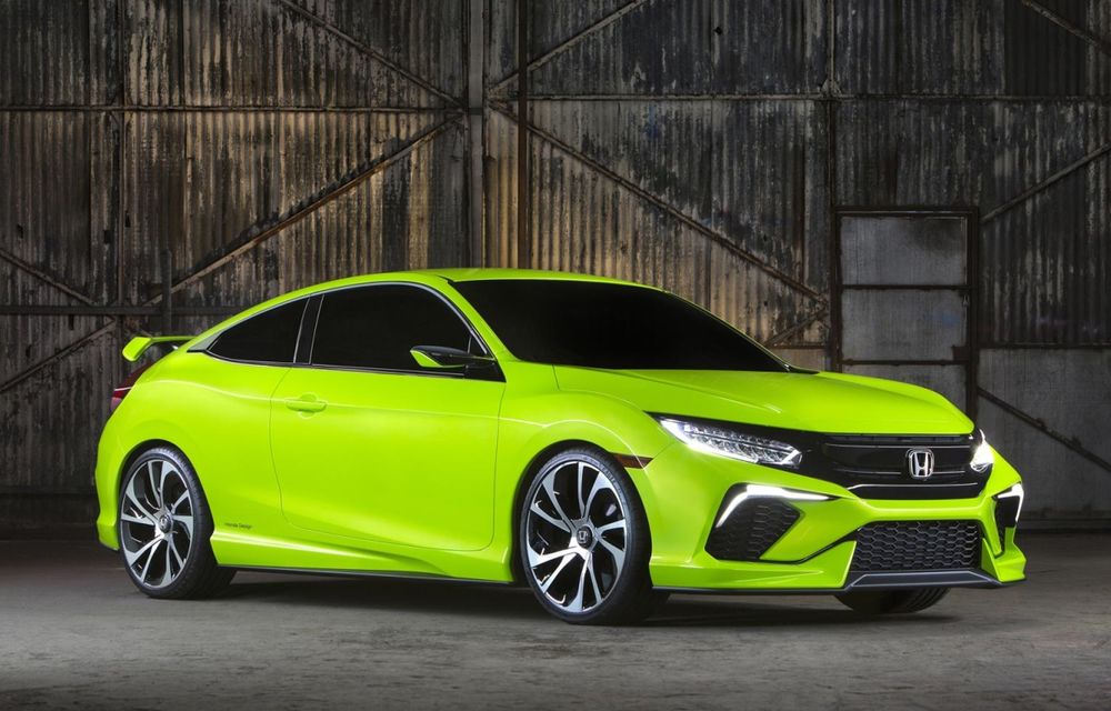 Honda Civic Concept le arată americanilor viitorul compactei japoneze - Poza 1