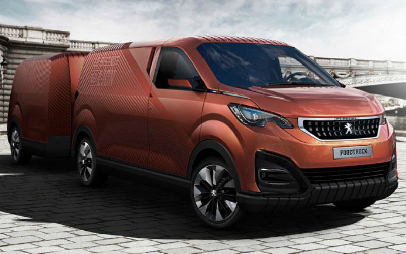 Peugeot Foodtruck este conceptul futurist al unui van care poate servi mâncare - Poza 1