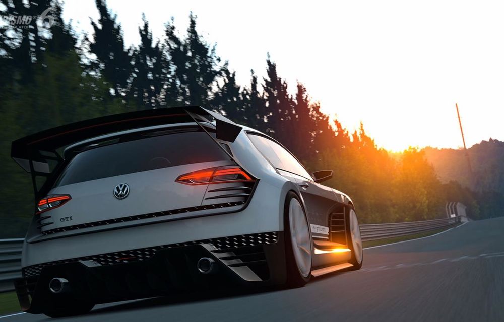 Volkswagen GTI Supersport Vision Gran Turismo: un nou concept creat special pentru simulatorul auto - Poza 16