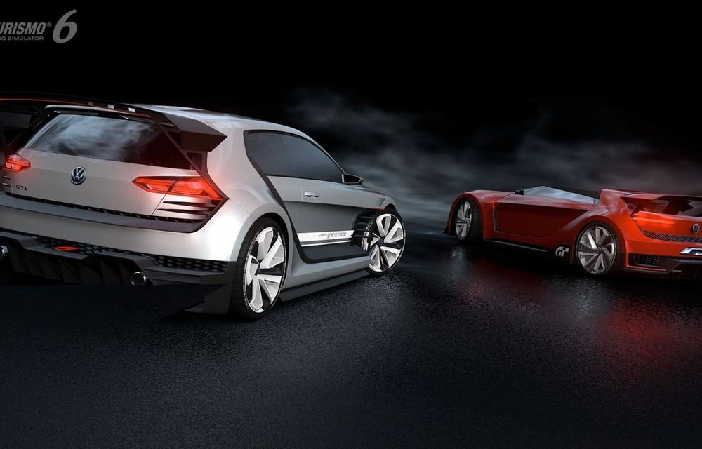 Volkswagen GTI Supersport Vision Gran Turismo: un nou concept creat special pentru simulatorul auto - Poza 14