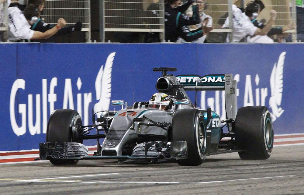 Hamilton şi Rosberg, afectaţi de aceeaşi defecţiune la frâne în finalul cursei din Bahrain - Poza 1