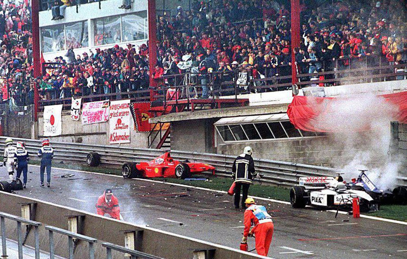Poveştile Formulei 1: Belgia 1998 - accident colectiv cu 13 monoposturi - Poza 1