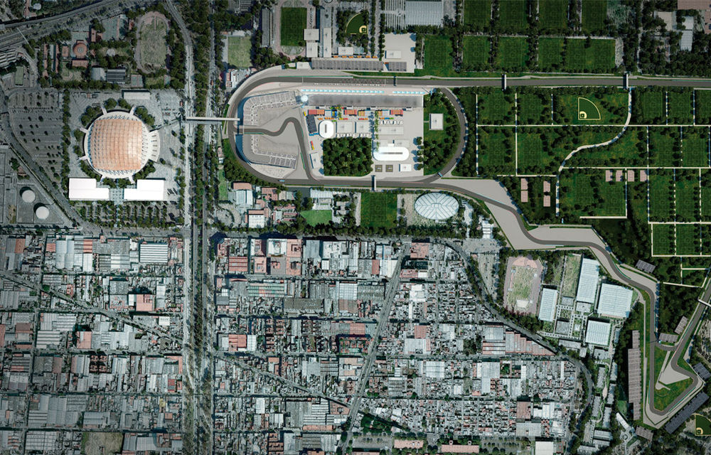Noi imagini computerizate cu circuitul care va găzdui Marele Premiu al Mexicului - Poza 6