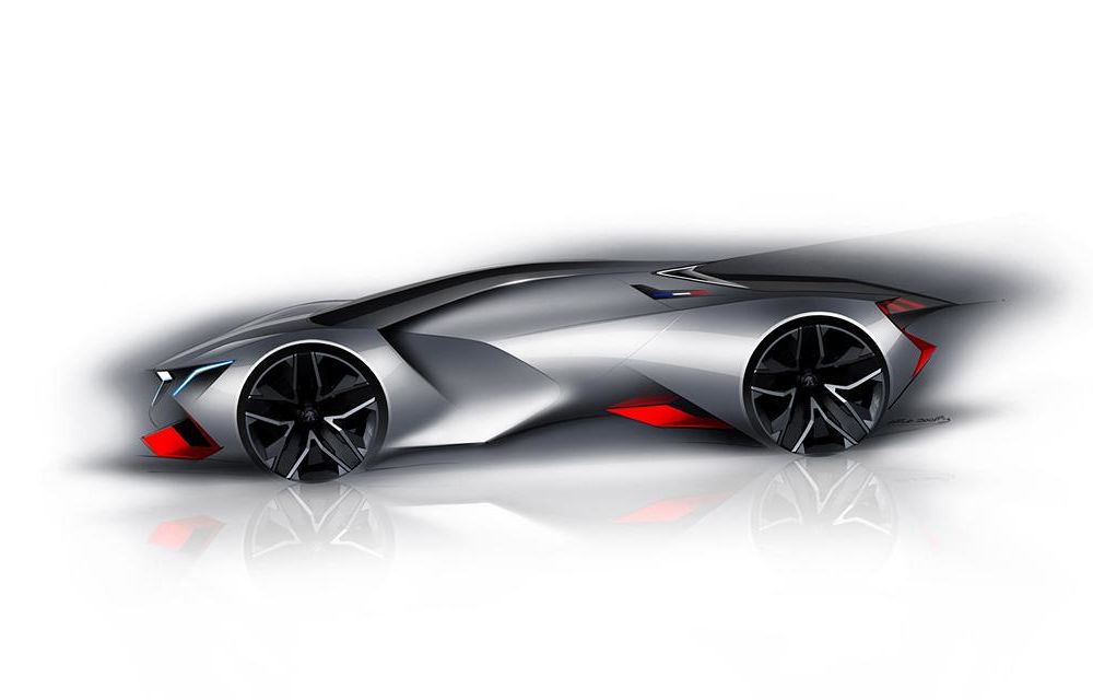 Peugeot Vision Gran Turismo, conceptul care atinge 100 de km/h în mai puţin de două secunde - Poza 33