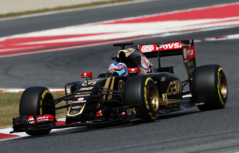 Lotus încheie pe primul loc testele de la Barcelona - Poza 1