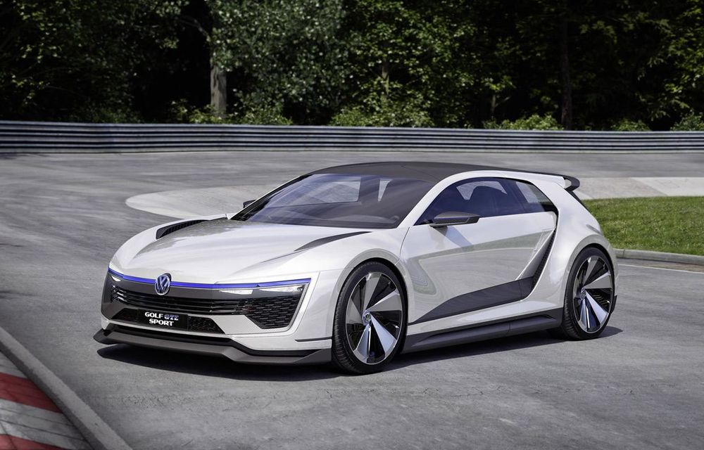 Volkswagen Golf GTE Sport Concept: un hatchback cu 400 de cai putere şi multă fibră de carbon - Poza 3