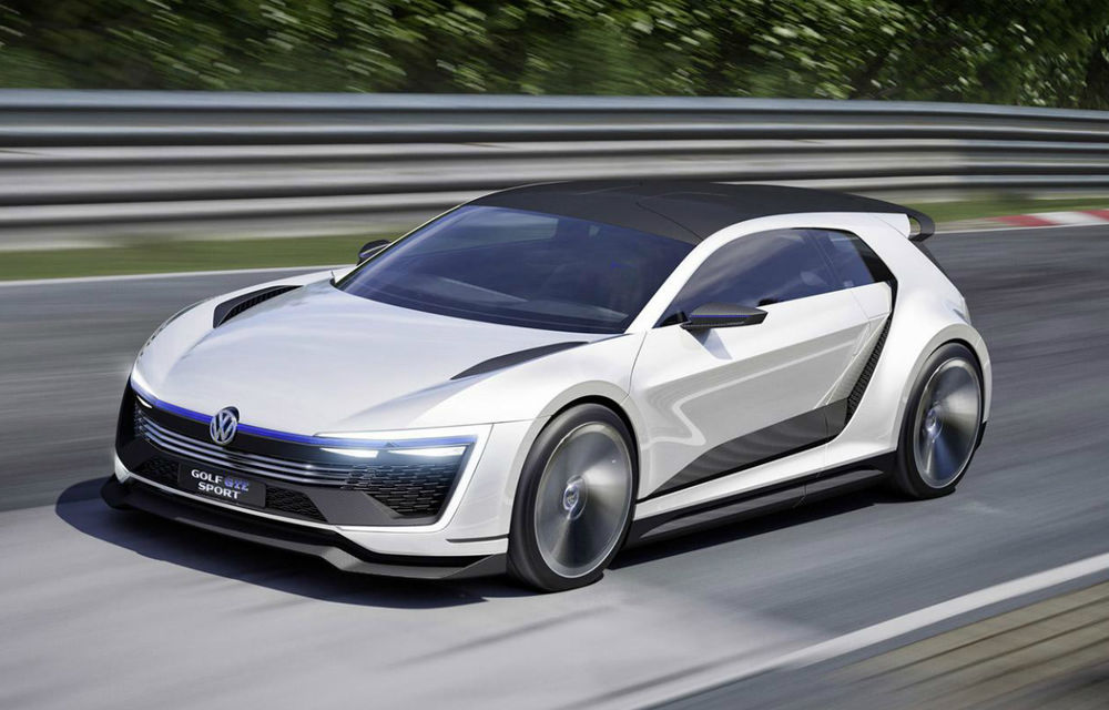 Volkswagen Golf GTE Sport Concept: un hatchback cu 400 de cai putere şi multă fibră de carbon - Poza 1