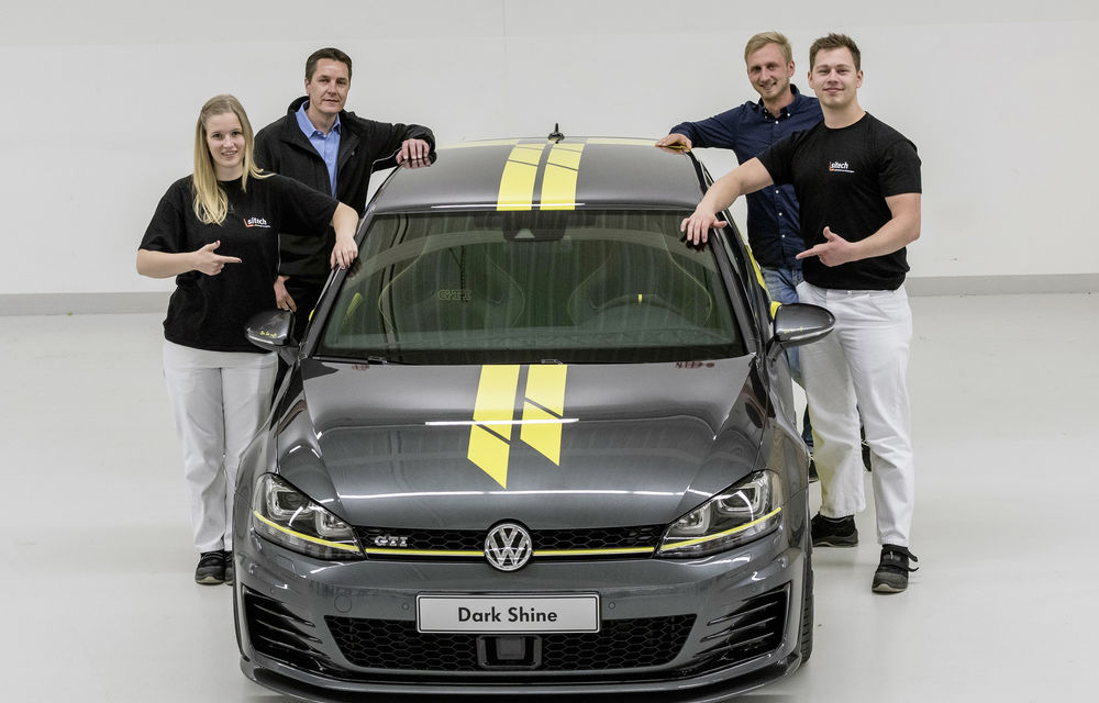 Volkswagen Golf GTI Dark Shine: 395 CP pentru surpriza creată de stagiarii companiei - Poza 19