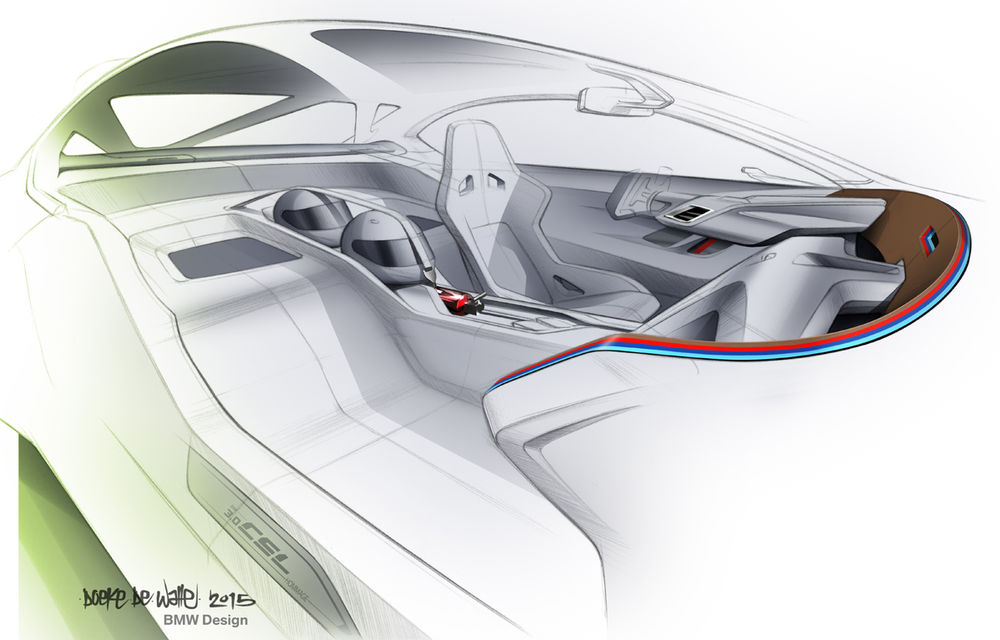 BMW 3.0 CSL Hommage: concept de design cu influențe retro prezentat la Concursul de Eleganţă Villa d'Este - Poza 28