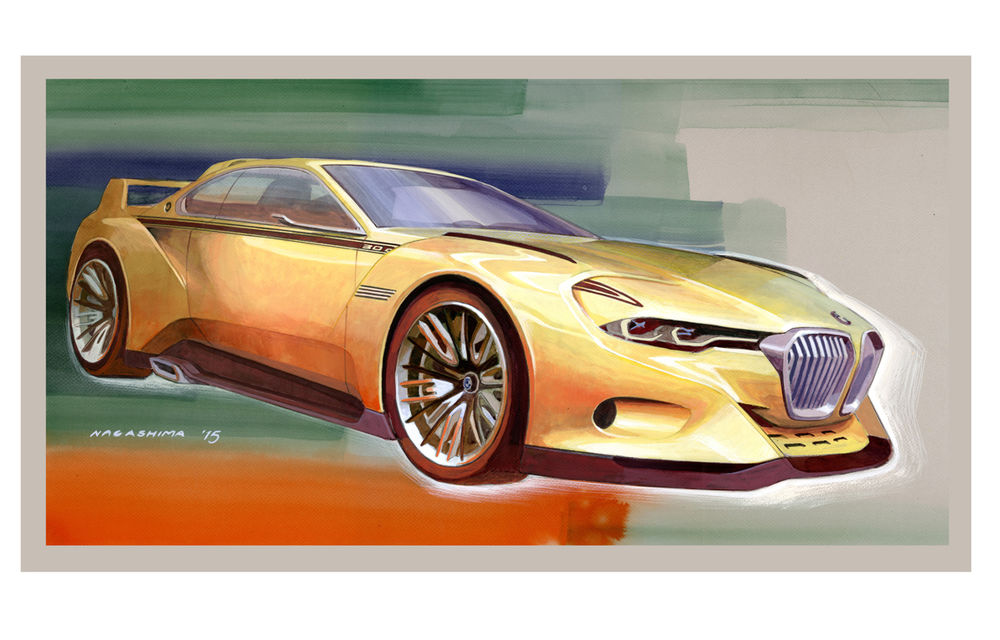 BMW 3.0 CSL Hommage: concept de design cu influențe retro prezentat la Concursul de Eleganţă Villa d'Este - Poza 27