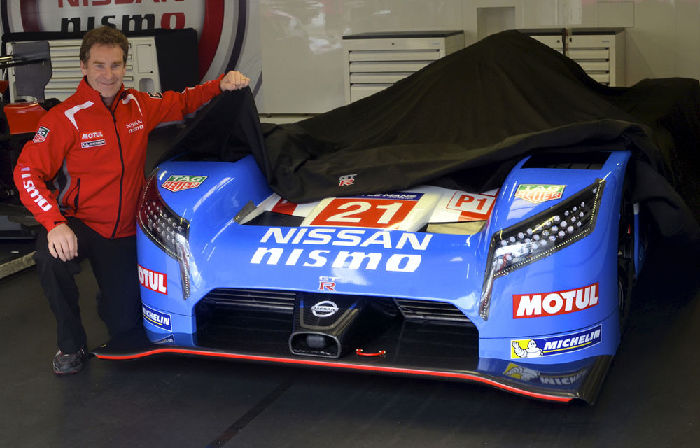 Nissan va utiliza pe prototipul de la Le Mans culorile maşinii cu care a obţinut pole positionul în 1990 - Poza 1