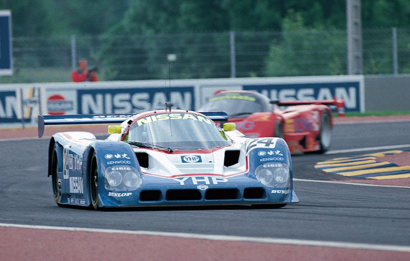 Nissan va utiliza pe prototipul de la Le Mans culorile maşinii cu care a obţinut pole positionul în 1990 - Poza 2