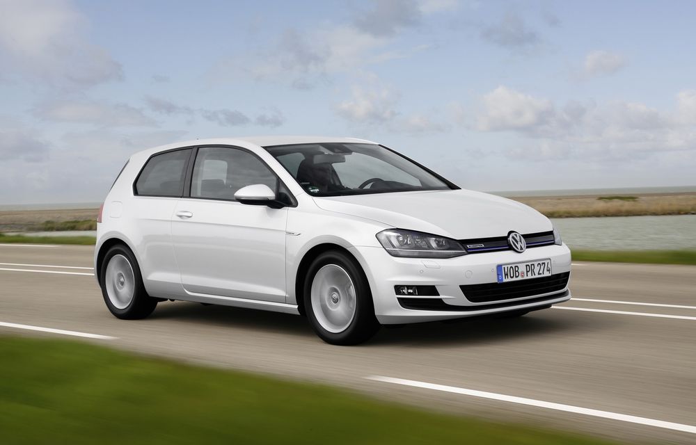 Volkswagen Golf TSI BlueMotion: motor 1.0 benzină de 115 CP și consum de 4.3 litri la sută - Poza 1