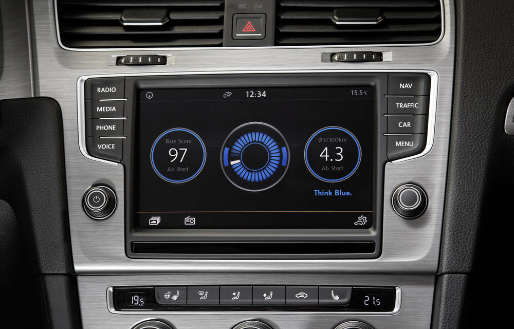 Volkswagen Golf TSI BlueMotion: motor 1.0 benzină de 115 CP și consum de 4.3 litri la sută - Poza 20