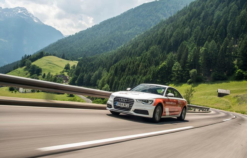 Audi A6 2.0 TDI ultra a stabilit un record mondial: 14 țări traversate și 1.865 km fără realimentare - Poza 6