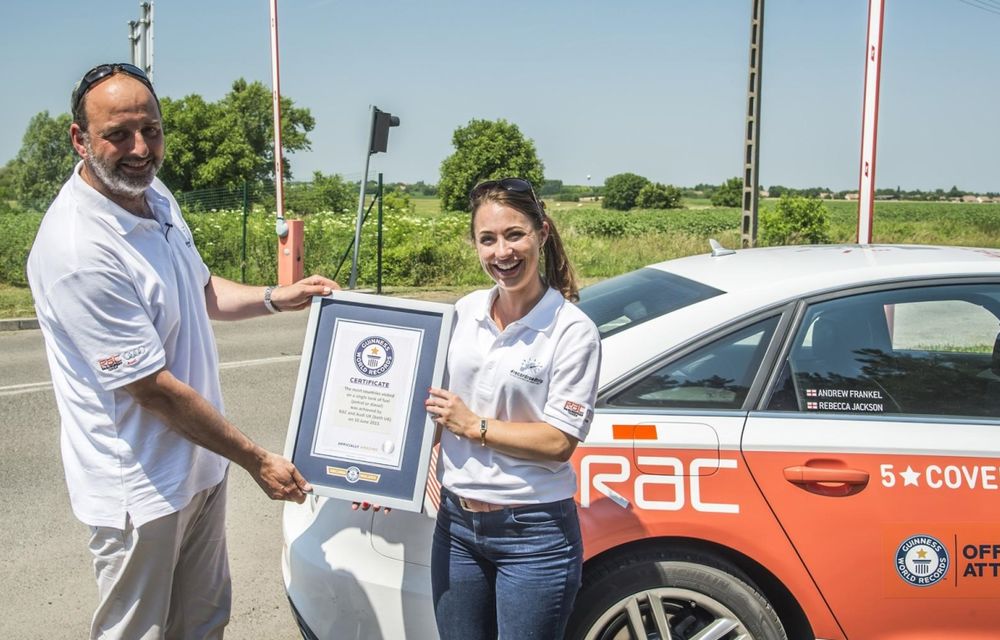 Audi A6 2.0 TDI ultra a stabilit un record mondial: 14 țări traversate și 1.865 km fără realimentare - Poza 2
