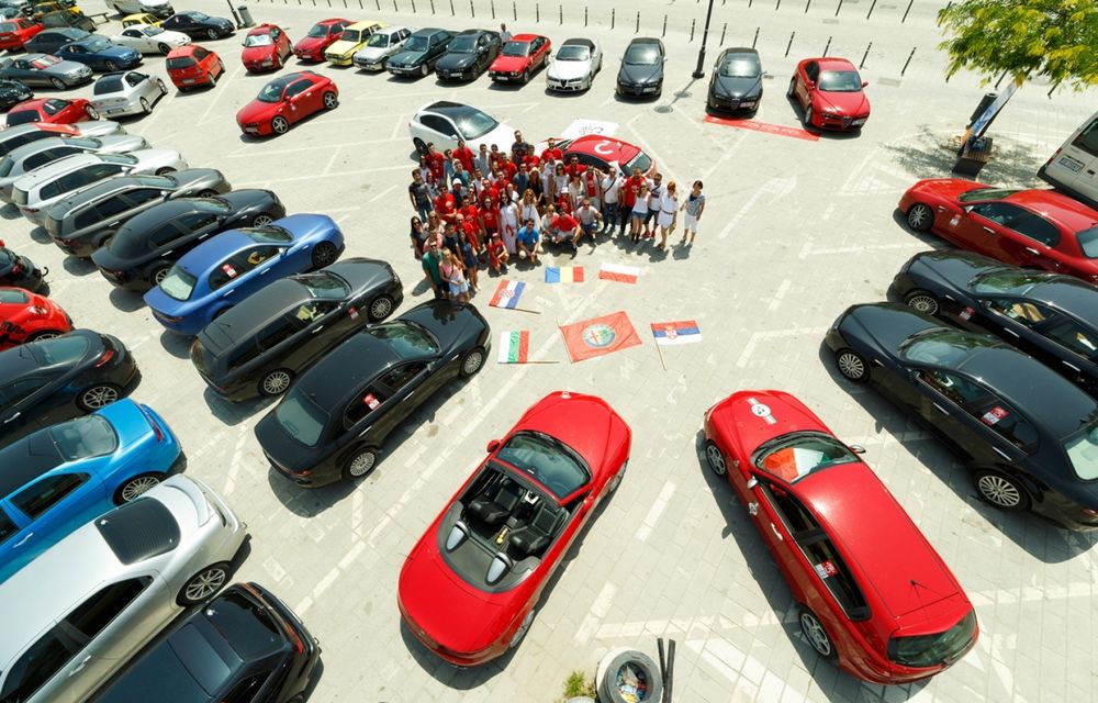 Alfa Fest, întrunirea anuală a pasionaților mărcii italiene, a adunat 100 de mașini pe Transfăgărșan - Poza 16