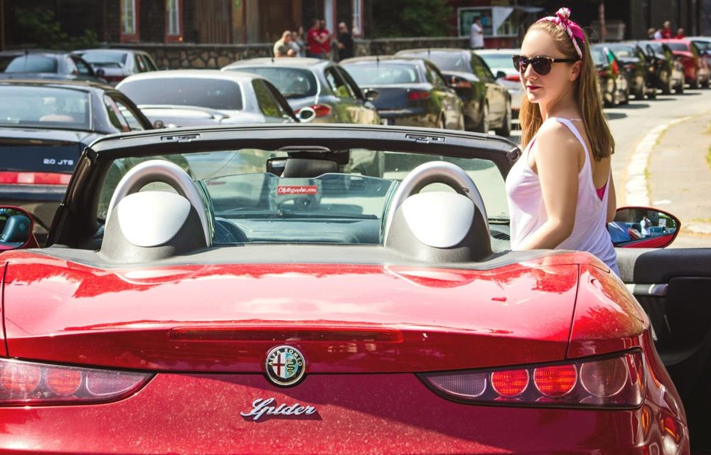 Alfa Fest, întrunirea anuală a pasionaților mărcii italiene, a adunat 100 de mașini pe Transfăgărșan - Poza 6
