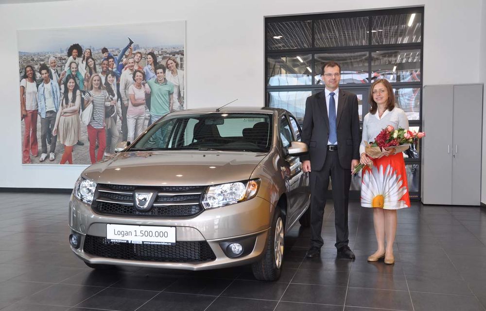 Dacia a livrat exemplarul Logan cu numărul 1.500.000 către o clientă din România - Poza 1