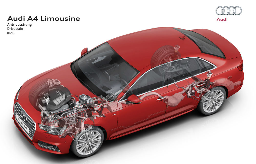 Audi A4 a primit o nouă generație: imagini și informații oficiale - Poza 6