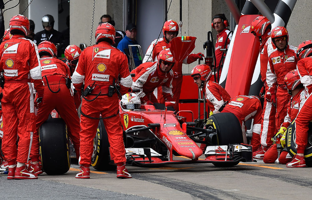 Ferrari a modificat sistemul de piuliţe utilizat pentru înlocuirea pneurilor la boxe - Poza 1