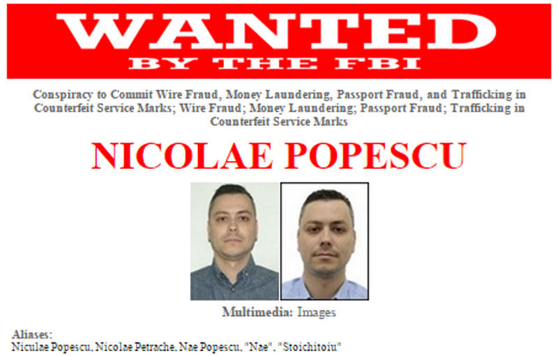 Recompensă de un milion de dolari oferită de FBI pentru un român care a comercializat mașini pe internet - Poza 1
