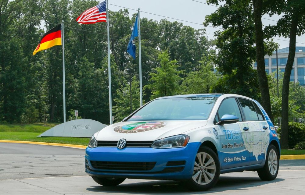 Volkswagen Golf 2.0 TDI stabilește un record de consum în SUA: 2.89 litri la sută - Poza 1