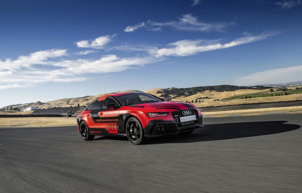 Audi RS7 Piloted Driving: noua versiune anticipează tehnologia prin care viitorul A8 se va conduce singur pe circuit - Poza 6