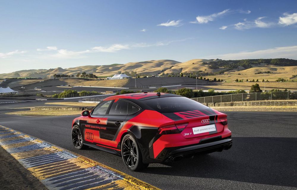 Audi RS7 Piloted Driving: noua versiune anticipează tehnologia prin care viitorul A8 se va conduce singur pe circuit - Poza 3