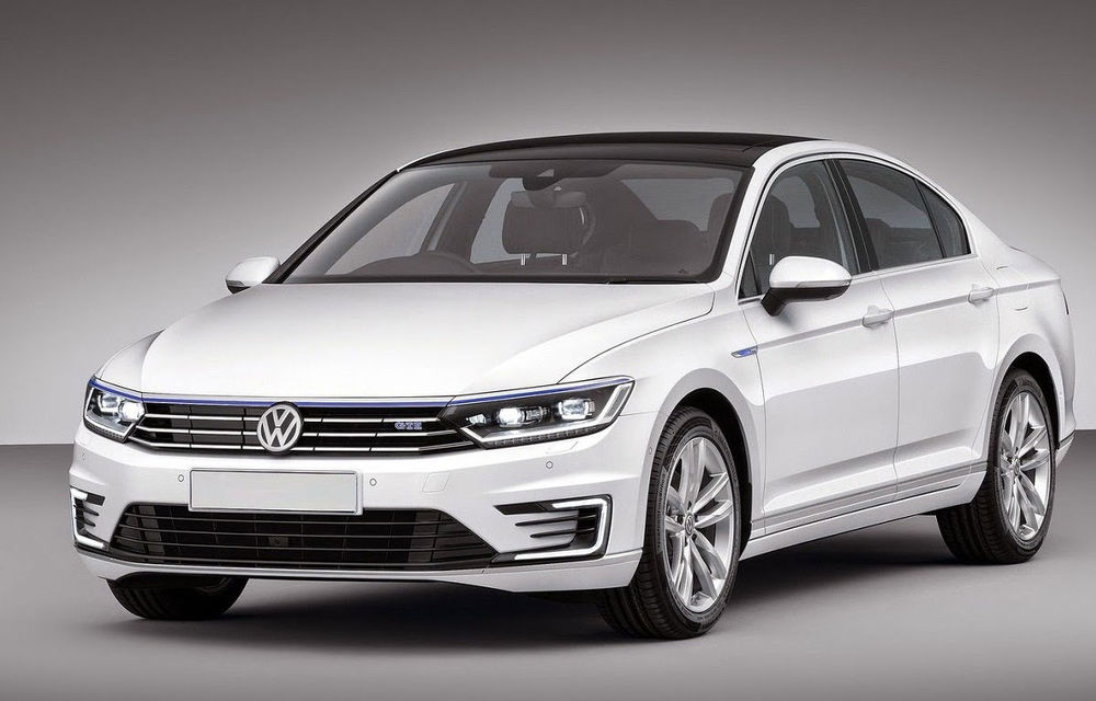 Volkswagen Passat GTE: versiunea hibridă alimentată la priză consumă 1.6 litri/100 km - Poza 1