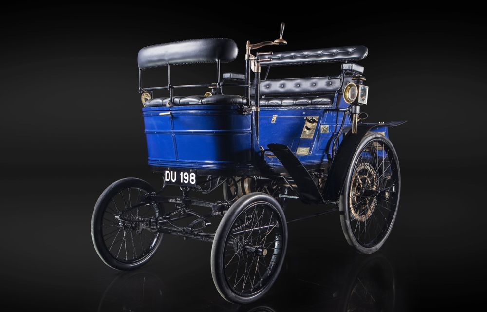 Cea mai veche maşină din România, un Hurtu din 1899, va face demonstraţii la Ţiriac Collection Otopeni - Poza 1