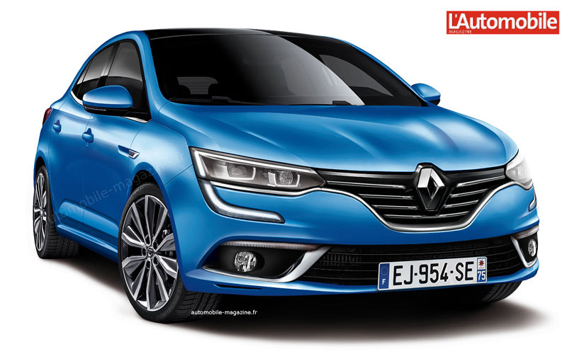 Cum va arăta noul Renault Megane? Diferenţe între ipotezele de design franceze şi cele britanice - Poza 2