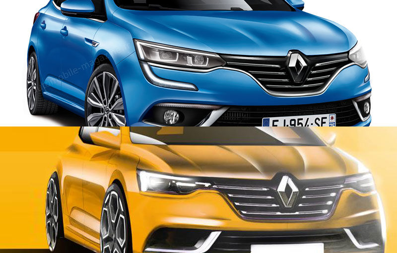 Cum va arăta noul Renault Megane? Diferenţe între ipotezele de design franceze şi cele britanice - Poza 1