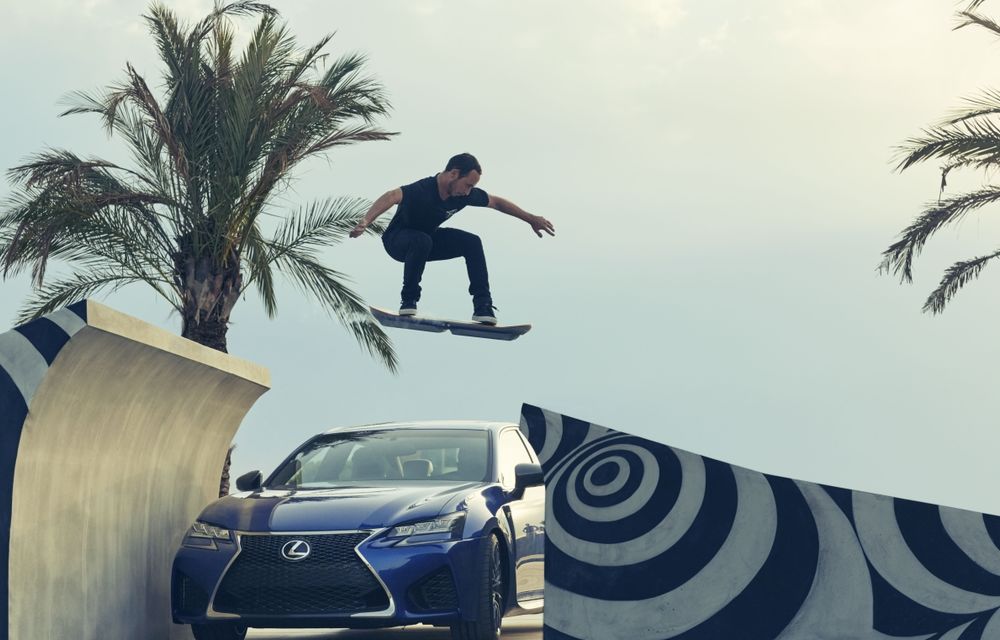 Lexus ne prezintă în acțiune skateboard-ul cu levitație magnetică - Poza 3