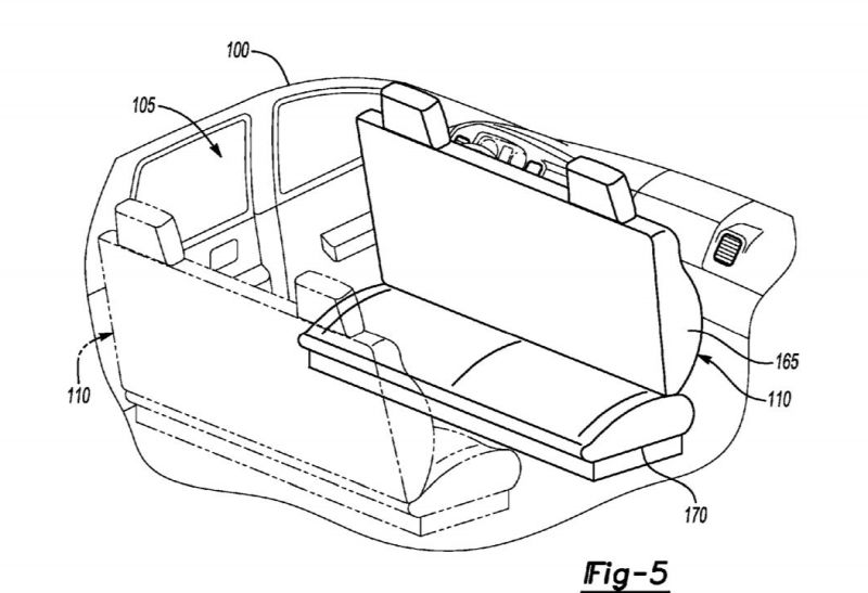 Ford a patentat o mașină autonomă care transformă interiorul în birou mobil în timpul mersului - Poza 2