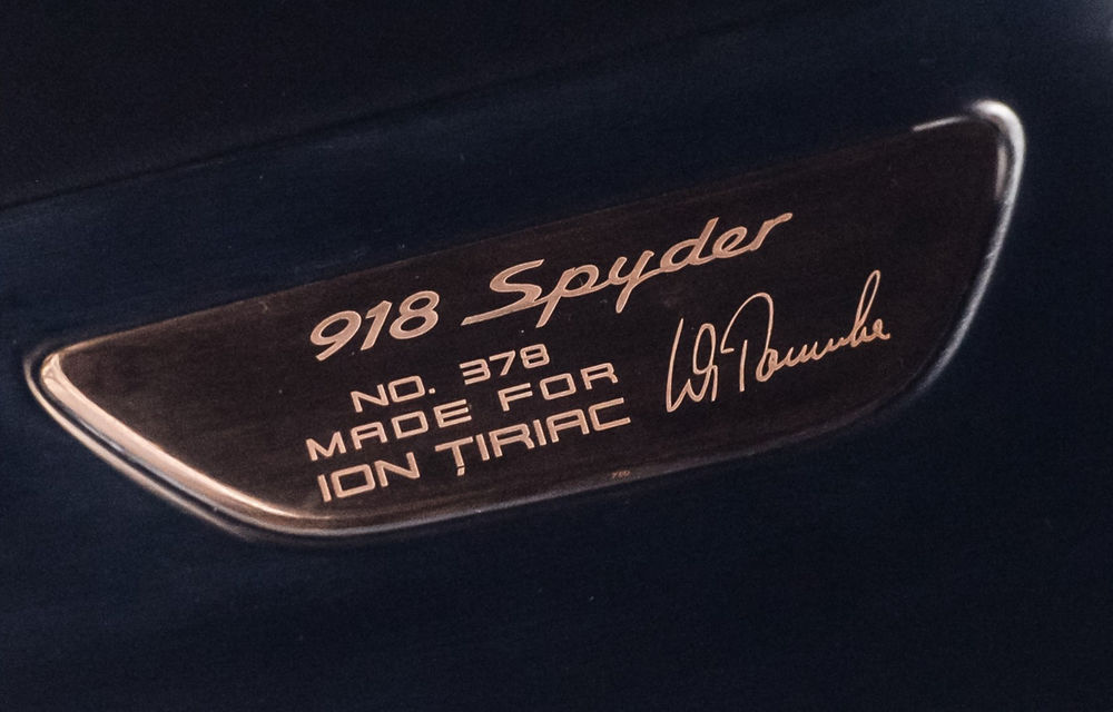 Galeria Țiriac Collection s-a îmbogățit cu un nou exponat: Porsche 918 Spyder - Poza 20