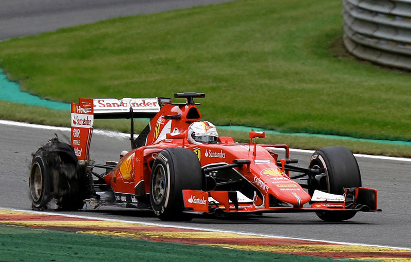 Presă: Pirelli va susţine că explozia pneului lui Vettel a avut drept cauză resturi de componente - Poza 1