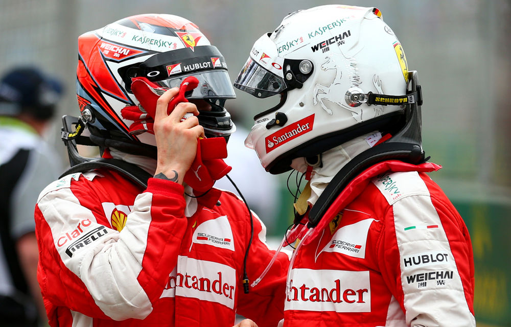 Hakkinen anticipează o răcire a relaţiei dintre Vettel şi Raikkonen la Ferrari - Poza 1