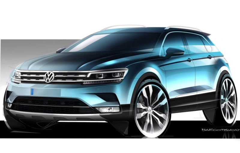 Volkswagen Tiguan: primele imagini oficiale ale noii generații - Poza 3