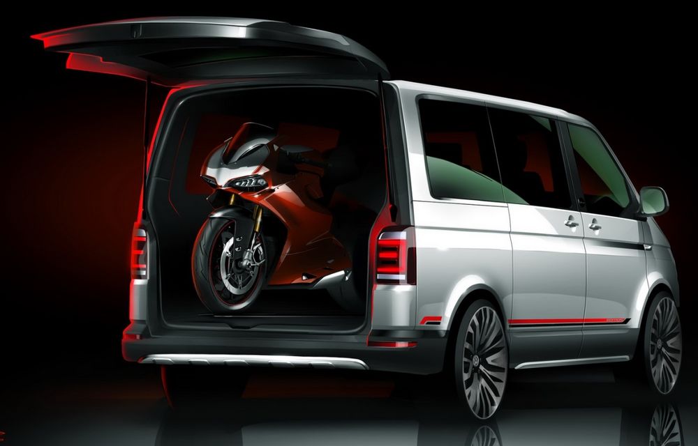 Volkswagen MultiVan PanAmericana Concept, o utilitară dedicată motocicliștilor - Poza 2