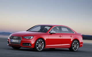 Audi S4 trece la o nouă generație: 354 de cai putere și 4.7 secunde pentru 0-100 km/h