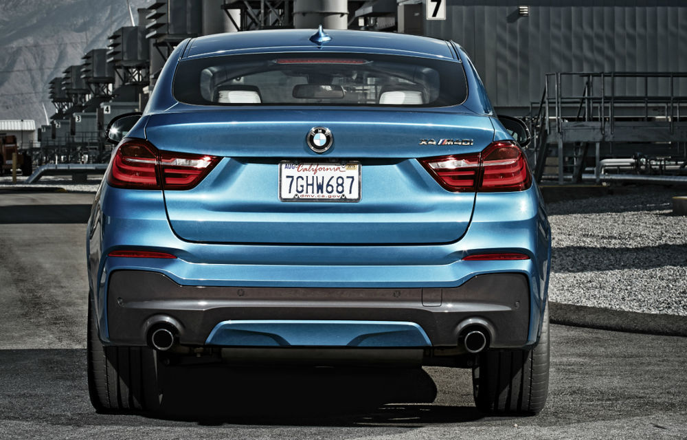 BMW X4 M40i se prezintă oficial: 4.9 secunde pentru 0-100 km/h şi 360 de cai putere - Poza 13